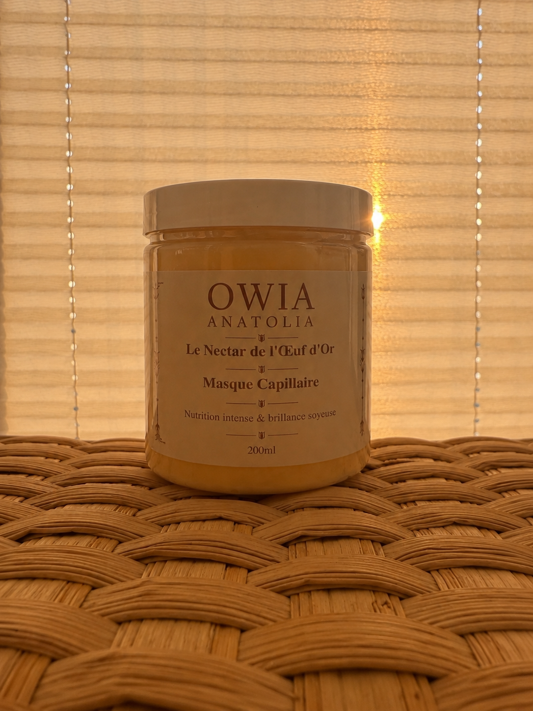Masque Nutritif à l'Œuf d'Or Owia Anatolia - Packaging produit