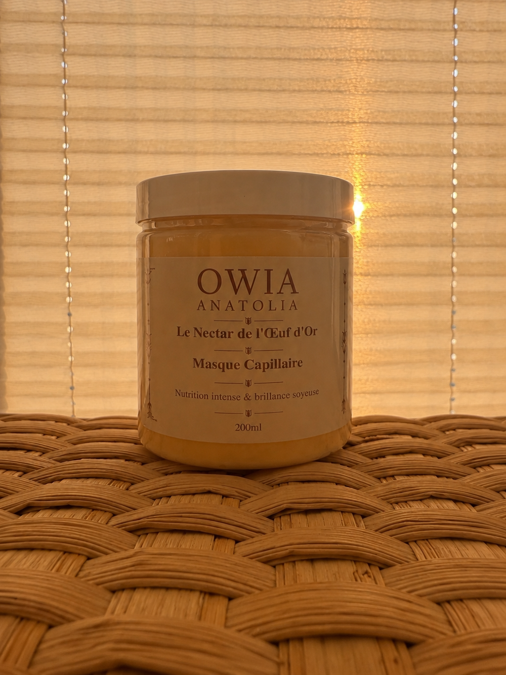 Masque Nutritif à l'Œuf d'Or Owia Anatolia - Packaging produit