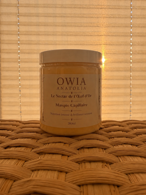 Masque Nutritif à l'Œuf d'Or Owia Anatolia - Packaging produit