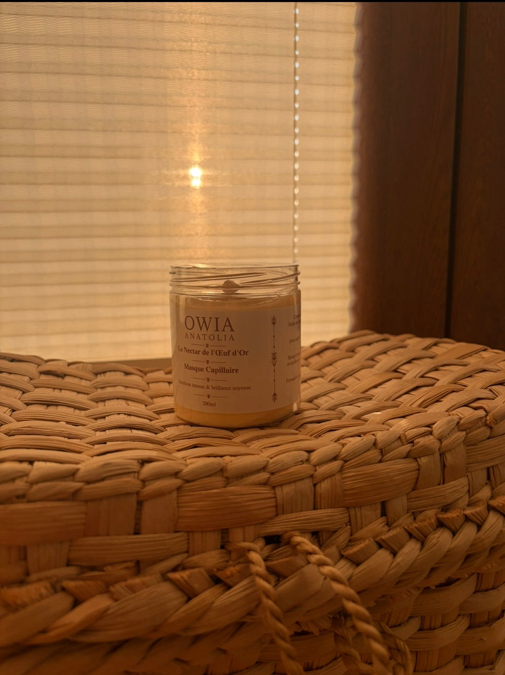 Owia Anatolia masque capillaire premium - ingrédients naturels Argan Jojoba